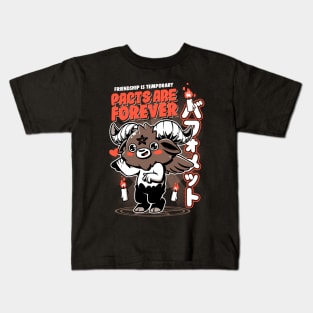 Pacts Are Forever Black - Creepy and Cute Kids T-Shirt